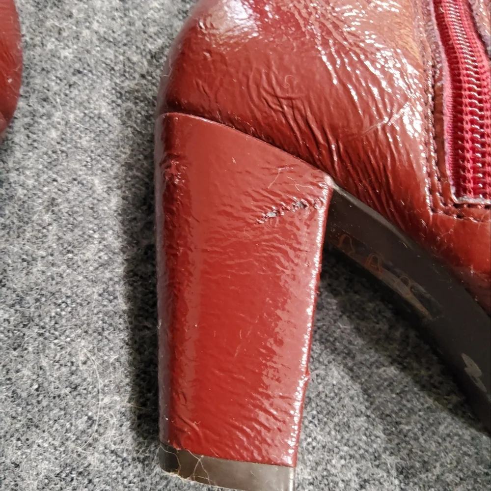 JJ Jeune & Jolie Patent Leather Booties Size 36/5,5